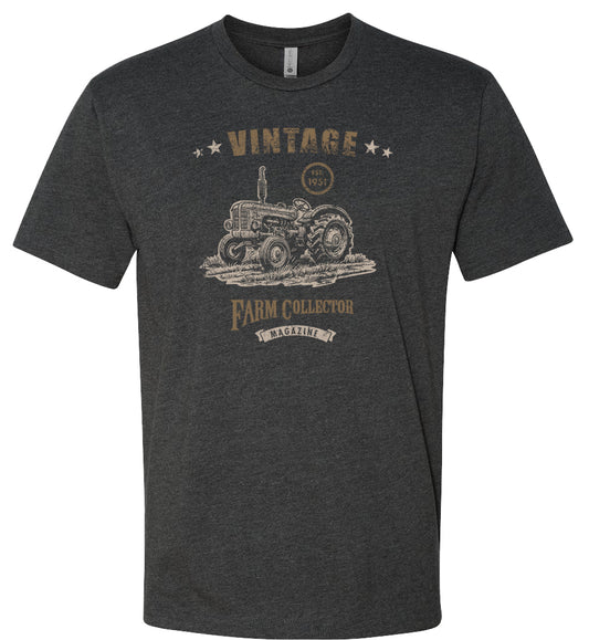 Farm Collector VINTAGE T-Shirt, Charcoal Grey