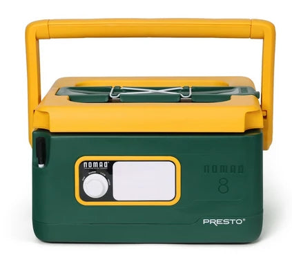8-Quart Nomad™ Traveling Slow Cooker — Green/Yellow