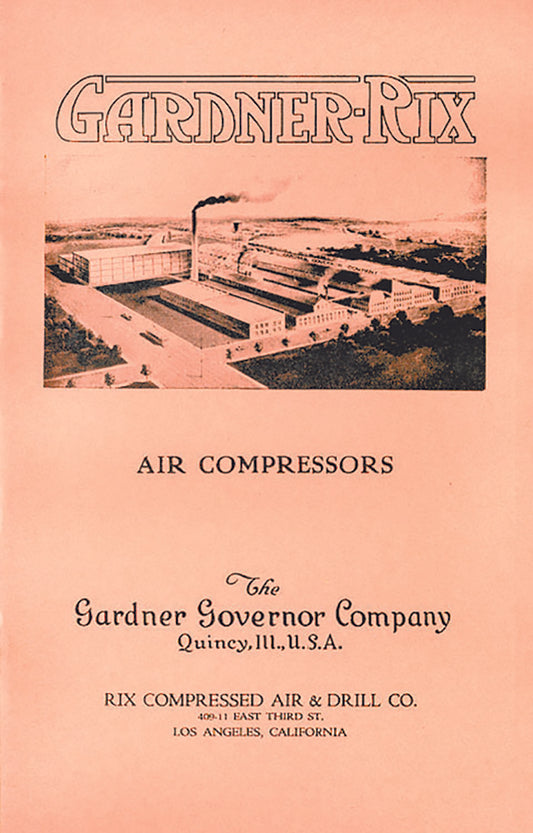 Gardner-Rix Air Compressors 1919