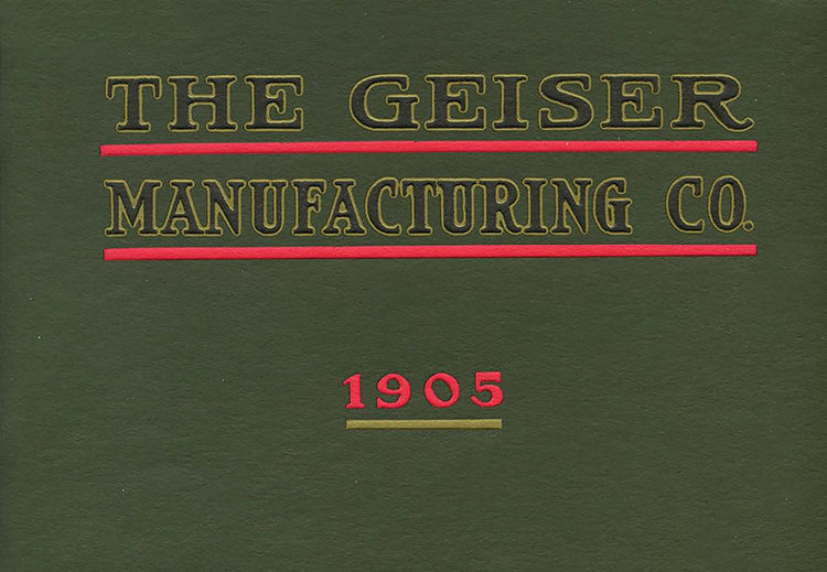 The Geiser Manufacturing Co. 1905, E-Book