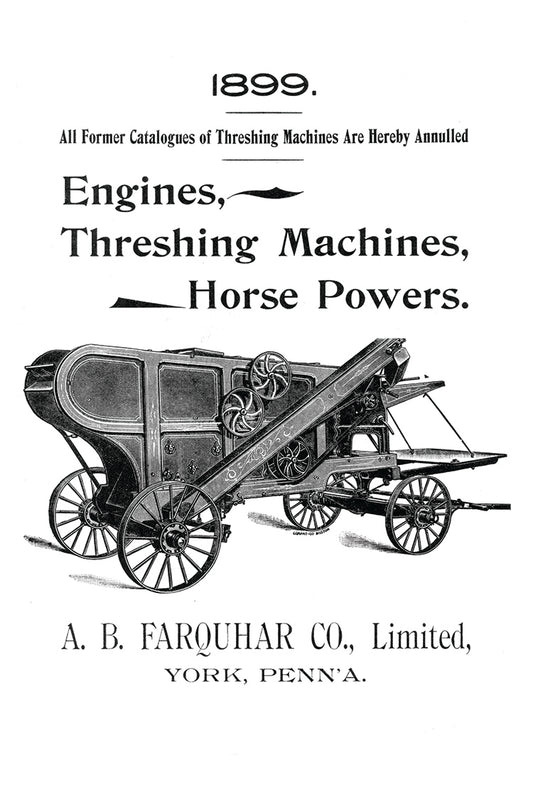 1899 Engines, Threshing Machines, Horse Powers, E-Book