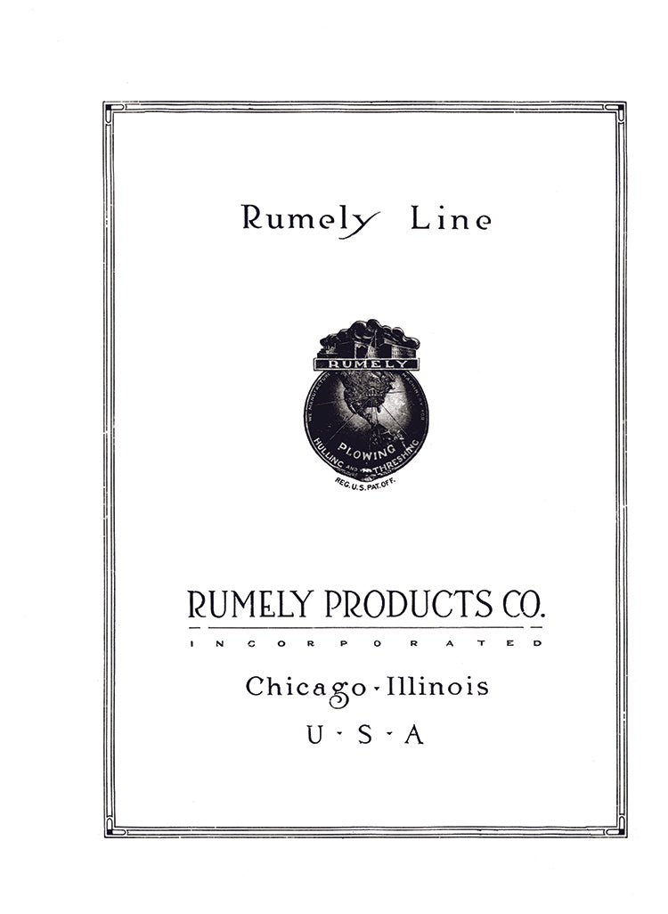 RUMELY LINE, EBOOK Farm Collector