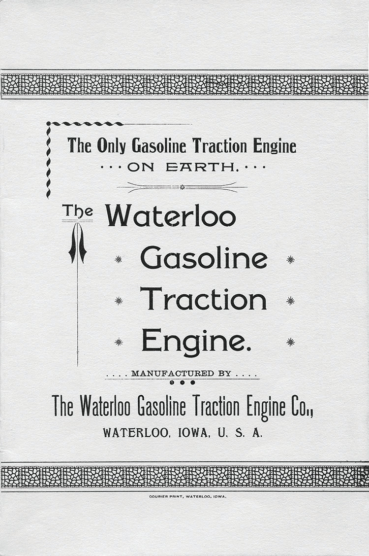The Waterloo Gasoline Traction Engine, E-Book