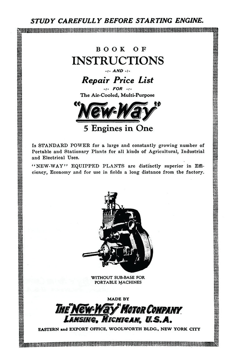 New-Way Engines: 5 Engines In One, E-Book