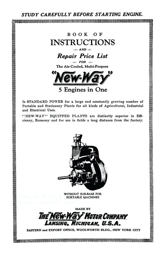 New-Way Engines: 5 Engines In One, E-Book