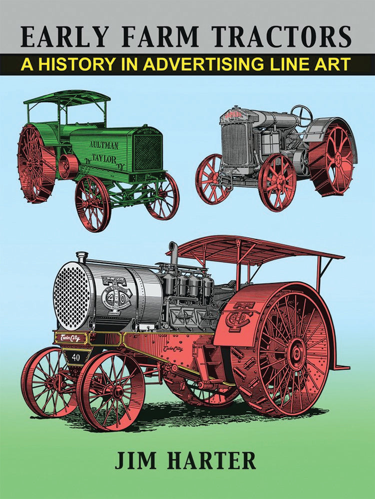 Early Farm Tractors: A History In Advertising Line Art