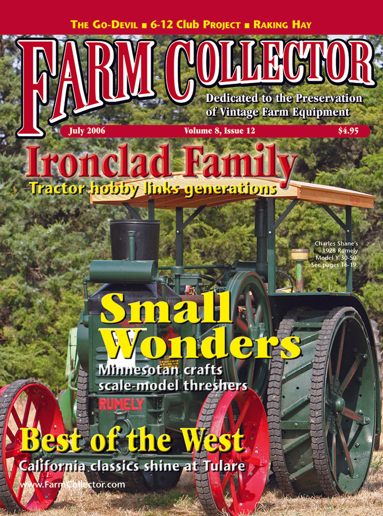 Farm Collector Magazine, July 2006
