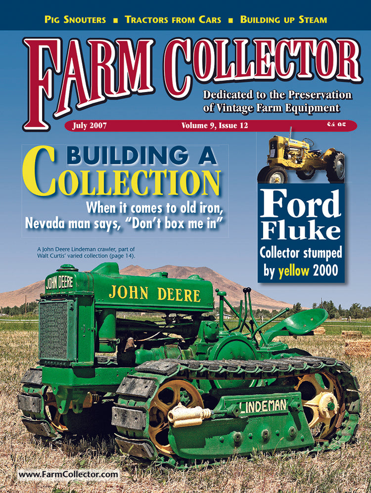 Farm Collector Magazine, July 2007