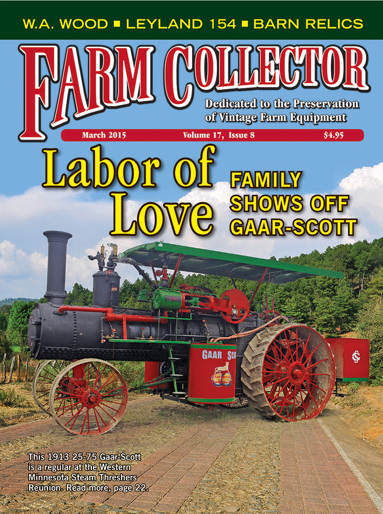 Farm Collector Magazine, March 2015