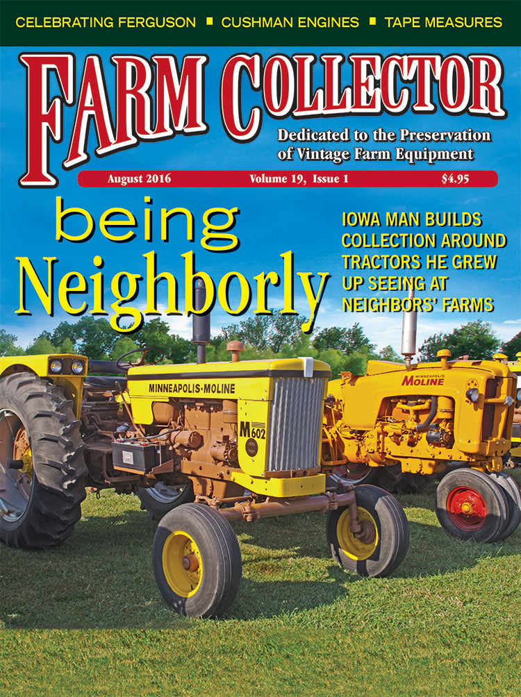 Farm Collector Magazine, August 2016