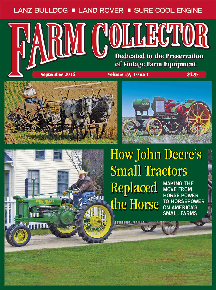 Farm Collector Magazine, September 2016