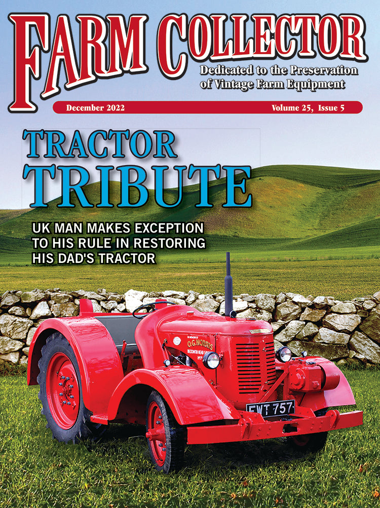 FARM COLLECTOR MAGAZINE, DECEMBER 2022 Farm Collector