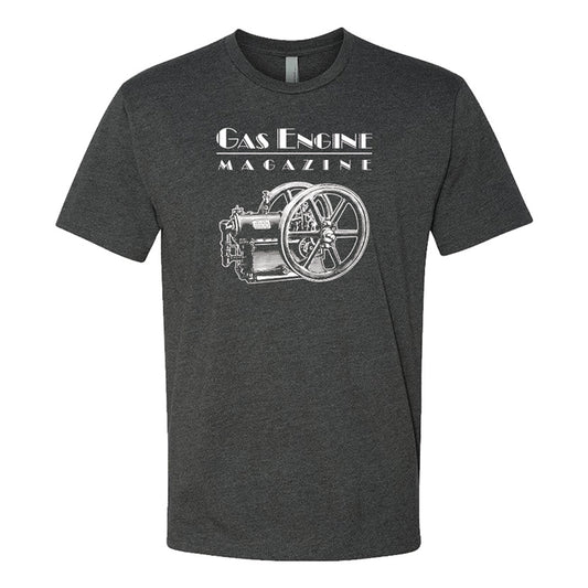 Gas Engine Magazine Charcoal Grey T-Shirt
