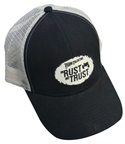 FARM COLLECTOR 'IN RUST WE TRUST' EMBROIDERED PATCH HAT