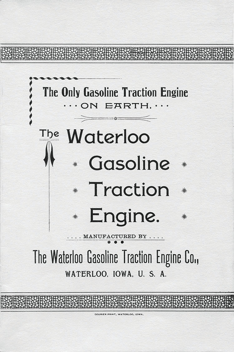 THE WATERLOO GASOLINE TRACTION ENGINE, E-BOOK