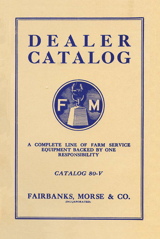 FAIRBANKS, MORSE & CO. DEALER CATALOG, E-BOOK