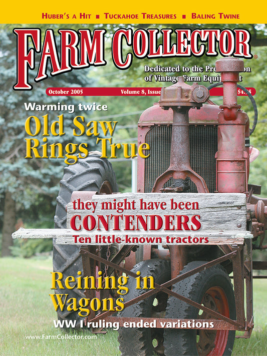 FARM COLLECTOR MAGAZINE, OCTOBER 2005