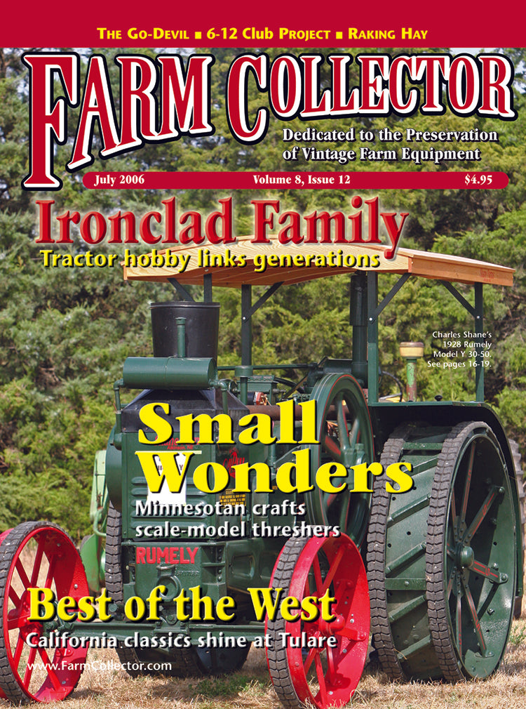 FARM COLLECTOR MAGAZINE, JULY 2006