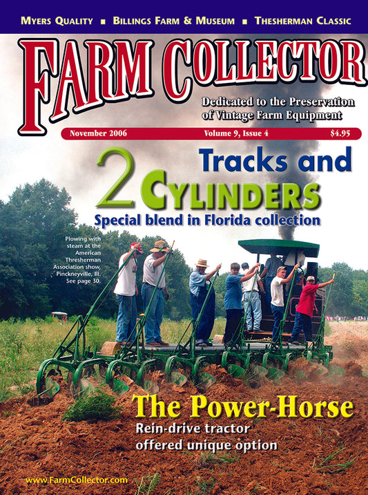 FARM COLLECTOR MAGAZINE, NOVEMBER 2006