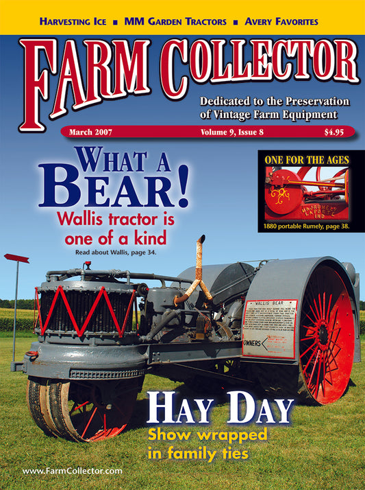 FARM COLLECTOR MAGAZINE, MARCH 2007