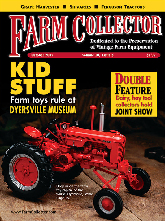 FARM COLLECTOR MAGAZINE, OCTOBER 2007