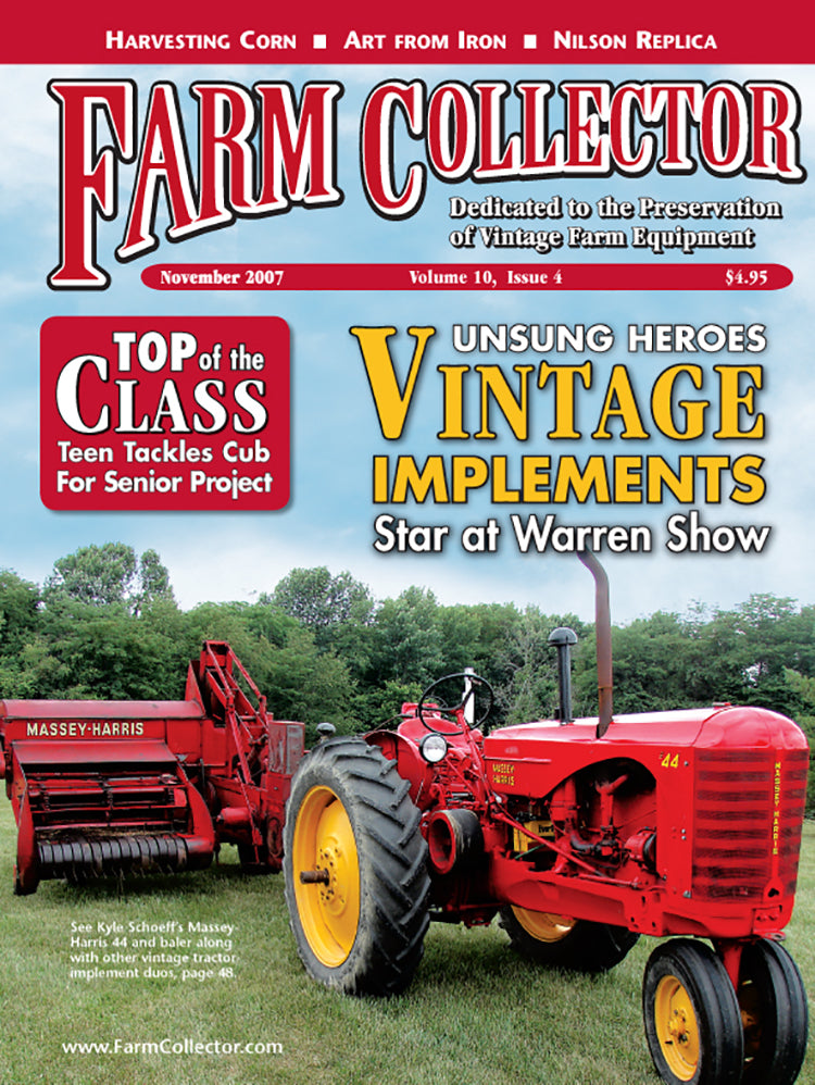 FARM COLLECTOR MAGAZINE, NOVEMBER 2007 – Farm Collector