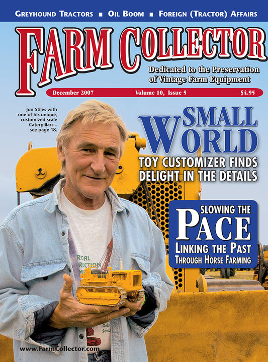 FARM COLLECTOR MAGAZINE, DECEMBER 2007