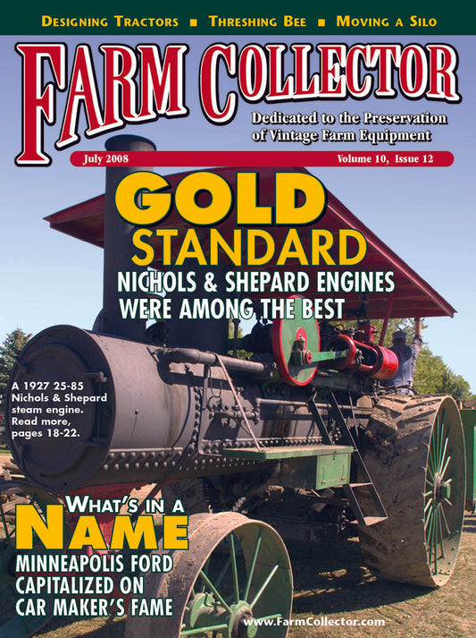 FARM COLLECTOR MAGAZINE, JULY 2008