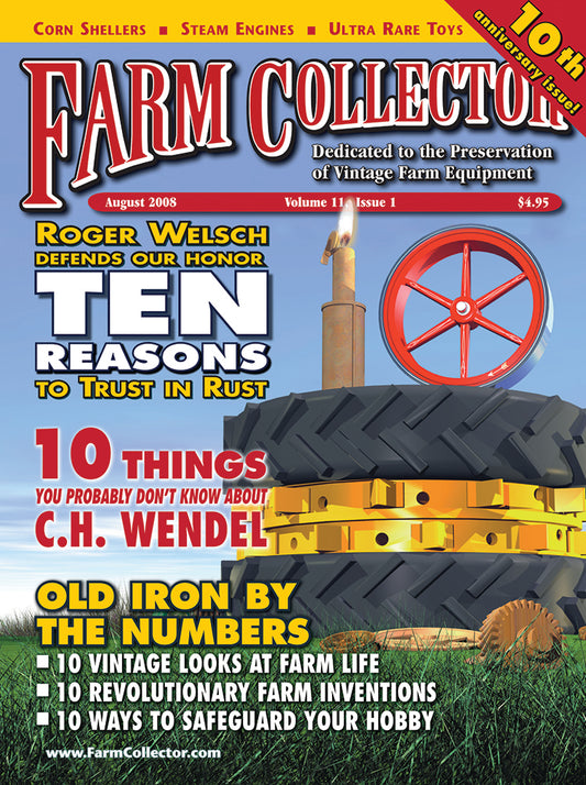 FARM COLLECTOR MAGAZINE, AUGUST 2008