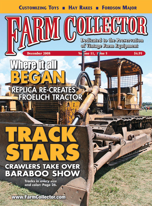 FARM COLLECTOR MAGAZINE, DECEMBER 2008