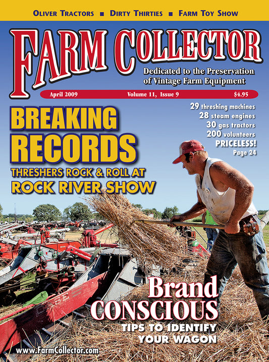 FARM COLLECTOR MAGAZINE, APRIL 2009