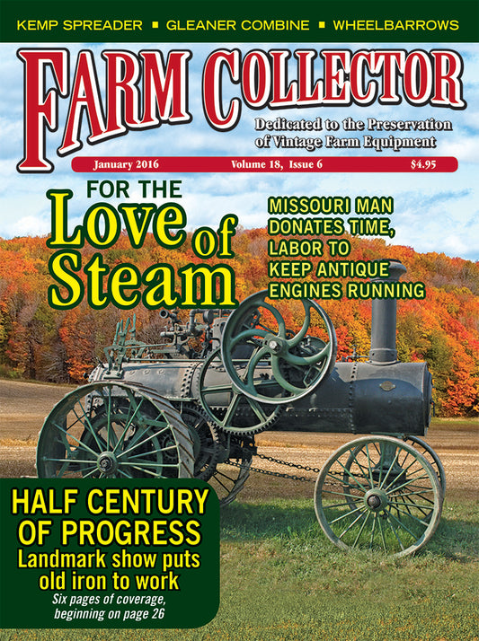 Farm Collector Magazine, January 2016