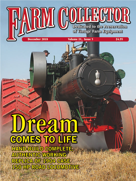 FARM COLLECTOR MAGAZINE, DECEMBER 2018