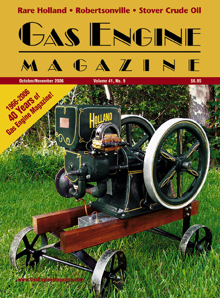 GAS ENGINE MAGAZINE, OCTOBER/NOVEMBER 2006 – Farm Collector